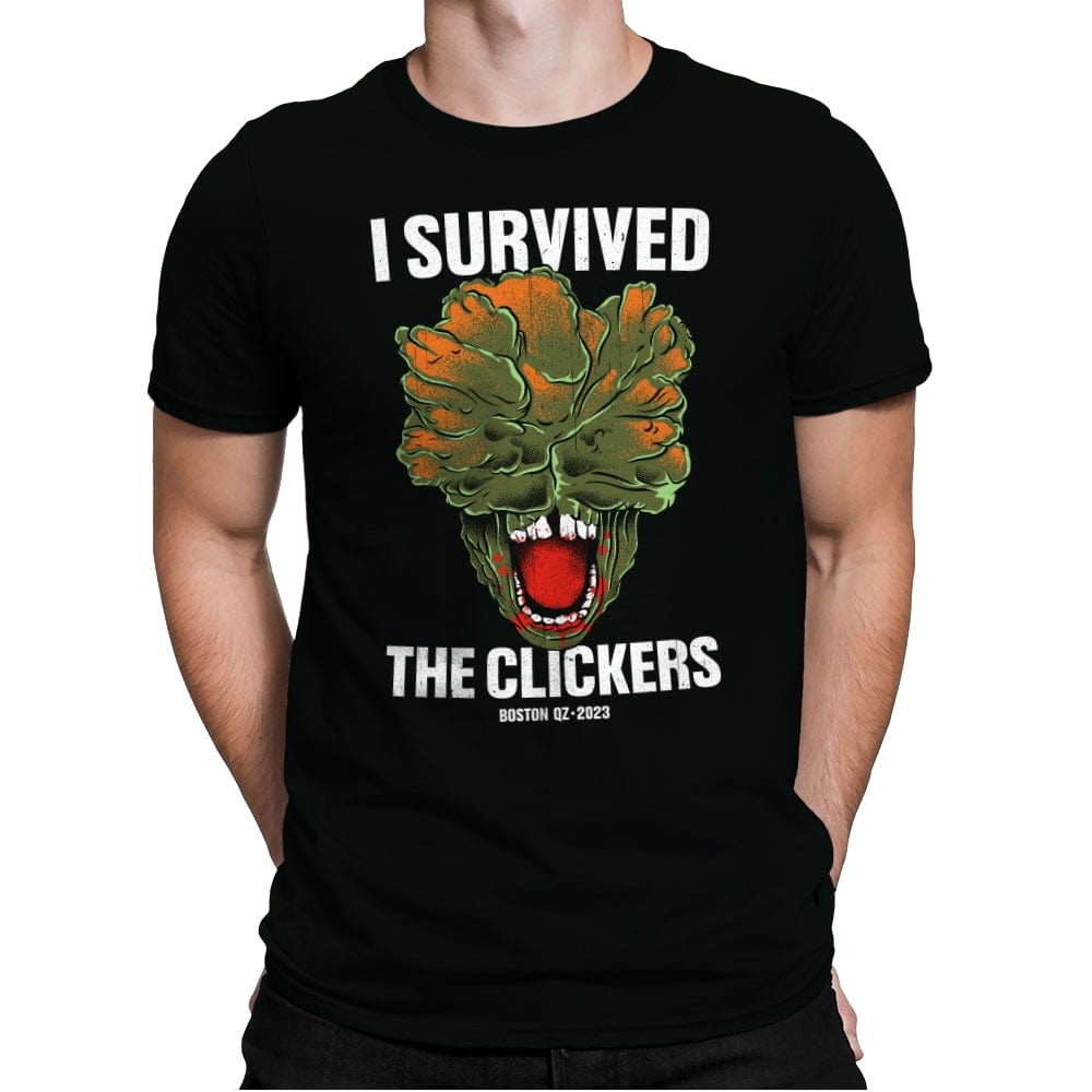 Clicker Survivor - Mens Premium T-Shirts RIPT Apparel Small / Black