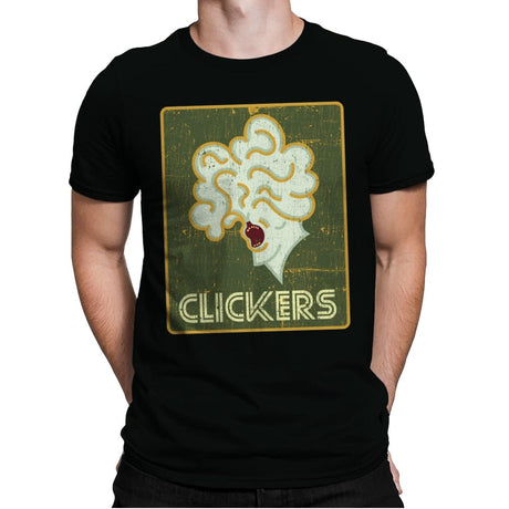 Clickers - Mens Premium T-Shirts RIPT Apparel Small / Black