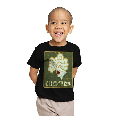 Clickers - Youth T-Shirts RIPT Apparel X-small / Black