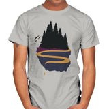 Cliffside Paradise 2 - Mens T-Shirts RIPT Apparel Small / Ice Grey