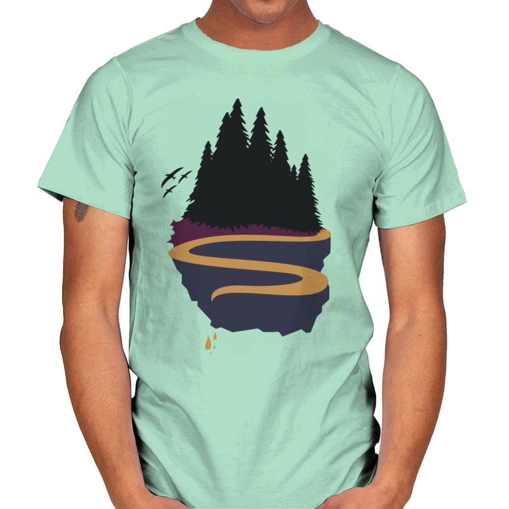 Cliffside Paradise 2 - Mens T-Shirts RIPT Apparel Small / Mint Green