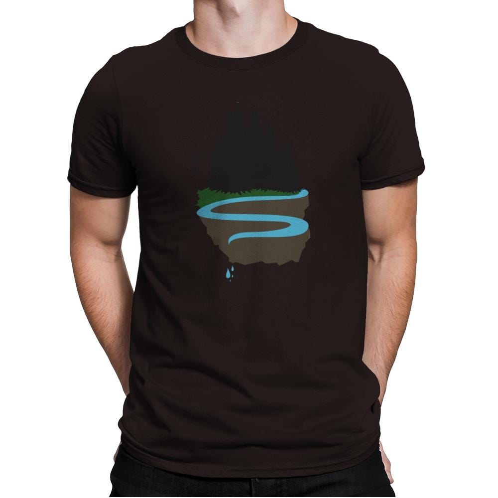 Cliffside Paradise Exclusive - Mens Premium T-Shirts RIPT Apparel Small / Dark Chocolate