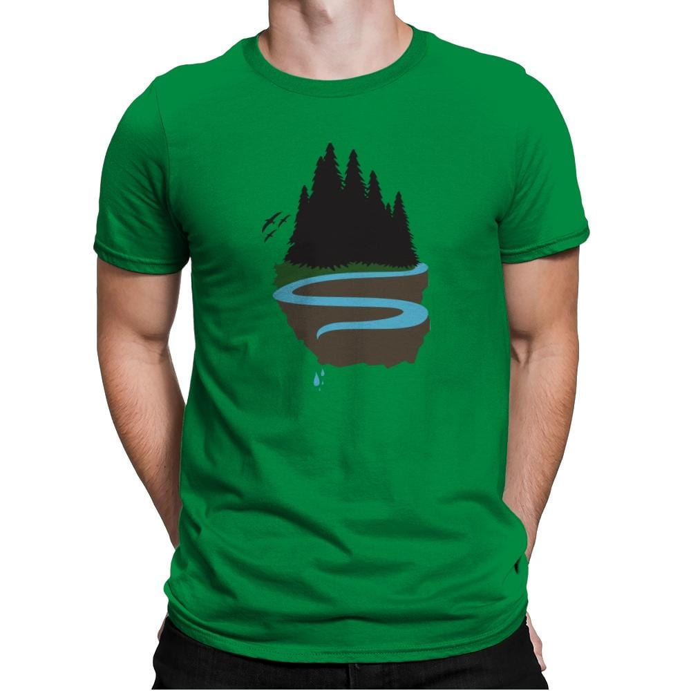 Cliffside Paradise Exclusive - Mens Premium T-Shirts RIPT Apparel Small / Kelly Green