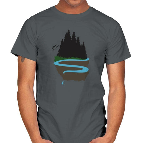 Cliffside Paradise Exclusive - Mens T-Shirts RIPT Apparel Small / Charcoal