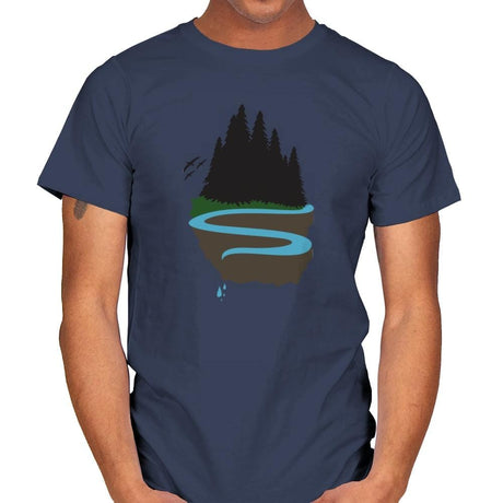 Cliffside Paradise Exclusive - Mens T-Shirts RIPT Apparel Small / Navy