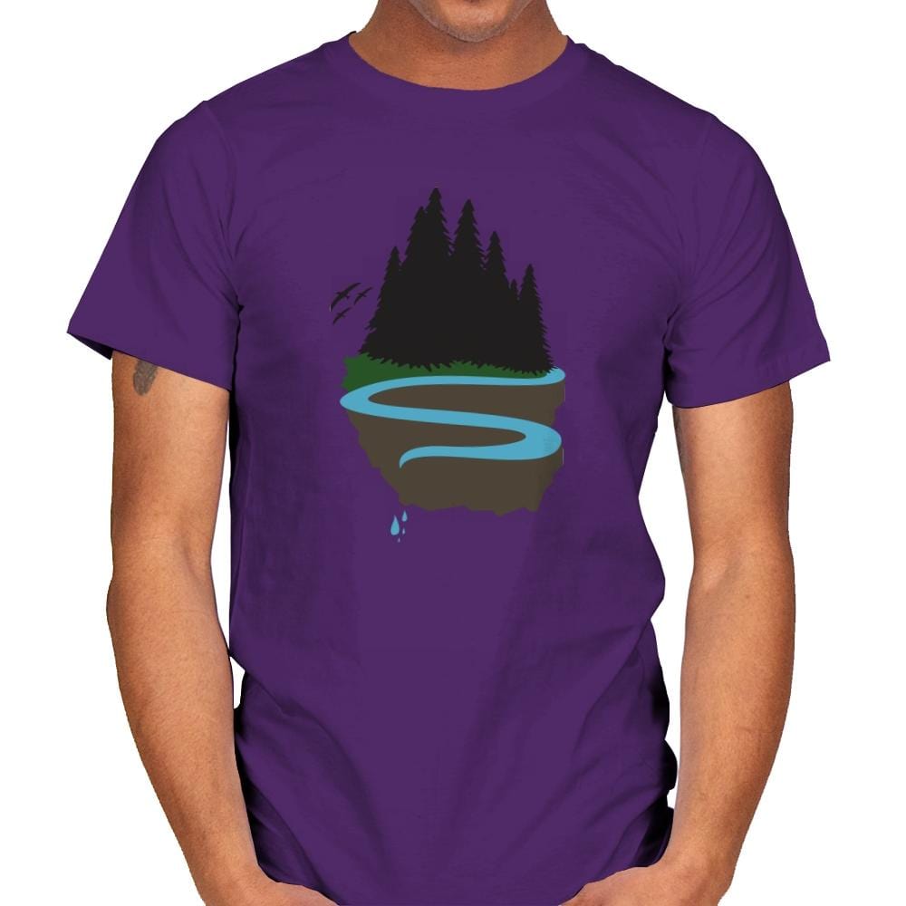 Cliffside Paradise Exclusive - Mens T-Shirts RIPT Apparel Small / Purple