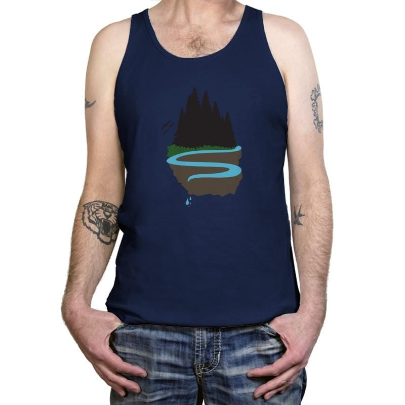 Cliffside Paradise Exclusive - Tanktop Tanktop RIPT Apparel X-Small / Navy