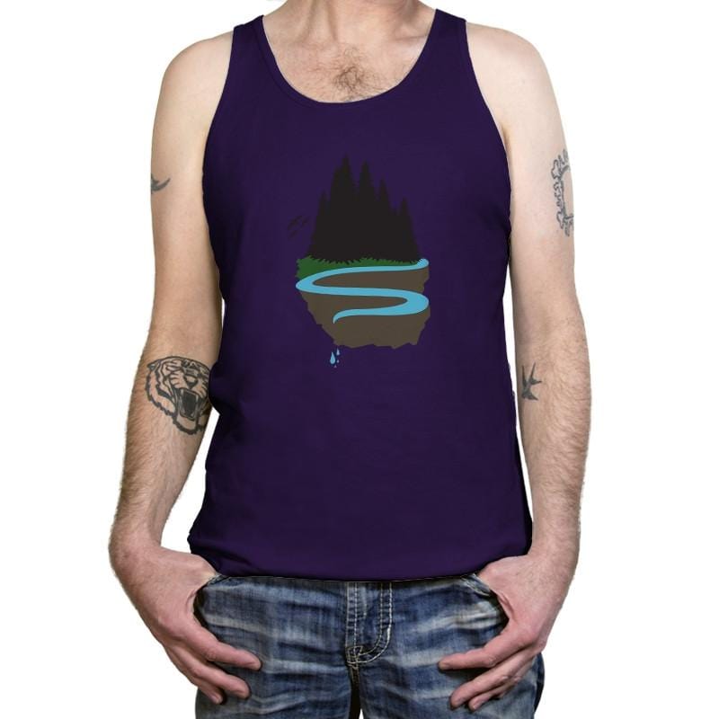 Cliffside Paradise Exclusive - Tanktop Tanktop RIPT Apparel X-Small / Team Purple