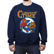 Clobberin Time - Crew Neck Sweatshirt Crew Neck Sweatshirt RIPT Apparel Small / Navy