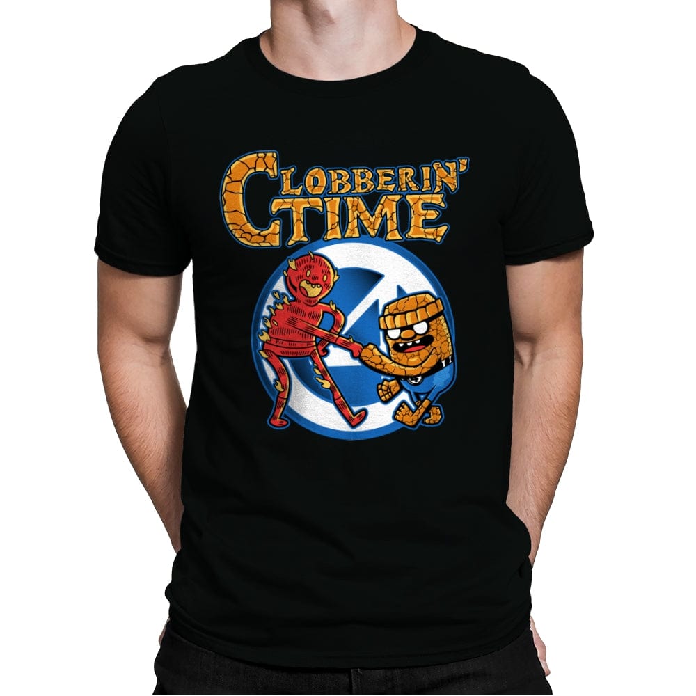 Clobberin Time - Mens Premium T-Shirts RIPT Apparel Small / Black