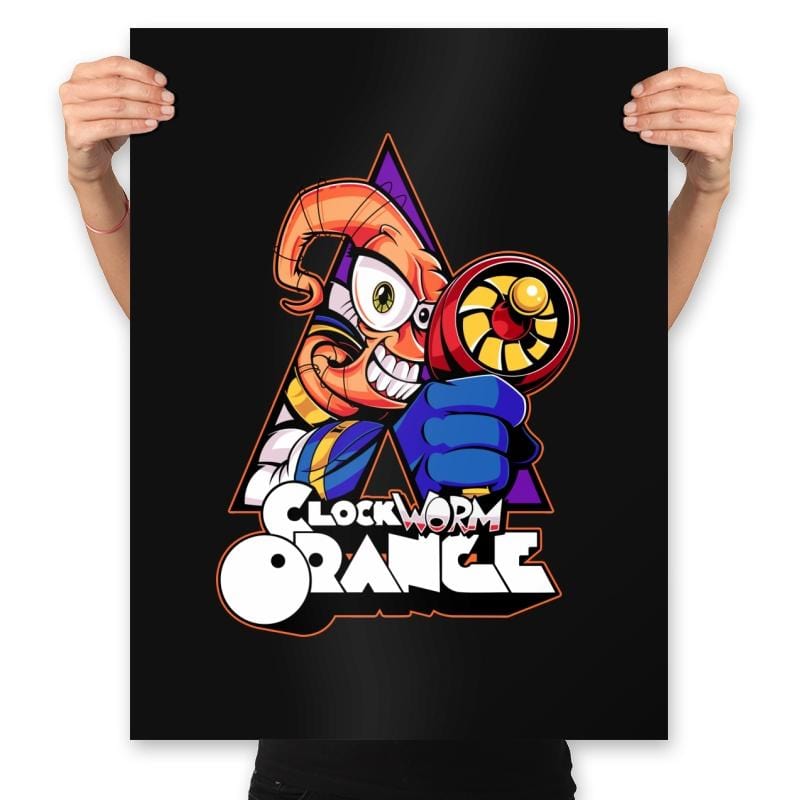 Clockworm Orange - Prints Posters RIPT Apparel 18x24 / Black