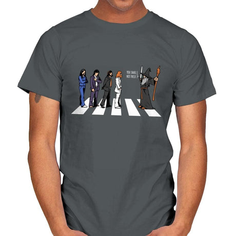 Closed Road - Mens T-Shirts RIPT Apparel Small / Charcoal
