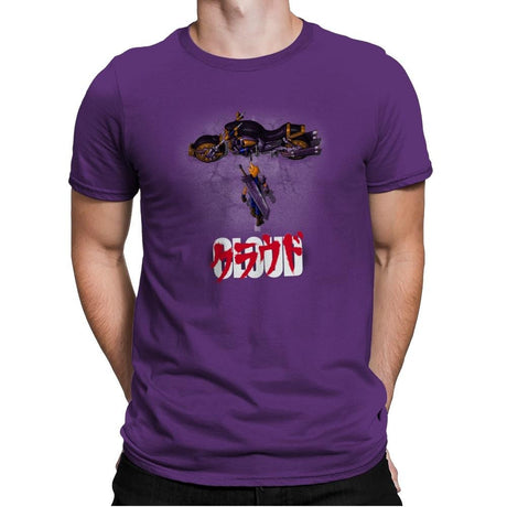 Cloud - Pop Impressionism - Mens Premium T-Shirts RIPT Apparel Small / Purple Rush