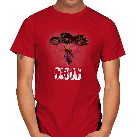 Cloud - Pop Impressionism - Mens T-Shirts RIPT Apparel Small / Red