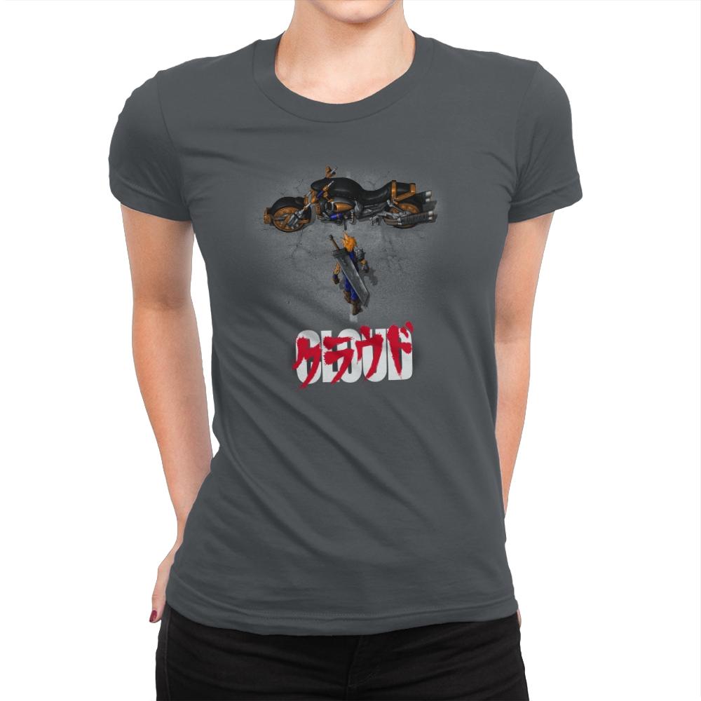 Cloud - Pop Impressionism - Womens Premium T-Shirts RIPT Apparel Small / Heavy Metal