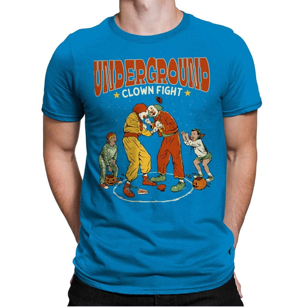Clown Fight - Mens Premium T-Shirts RIPT Apparel Small / Turqouise