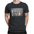 Clown Line Up - Mens Premium T-Shirts RIPT Apparel Small / Heavy Metal
