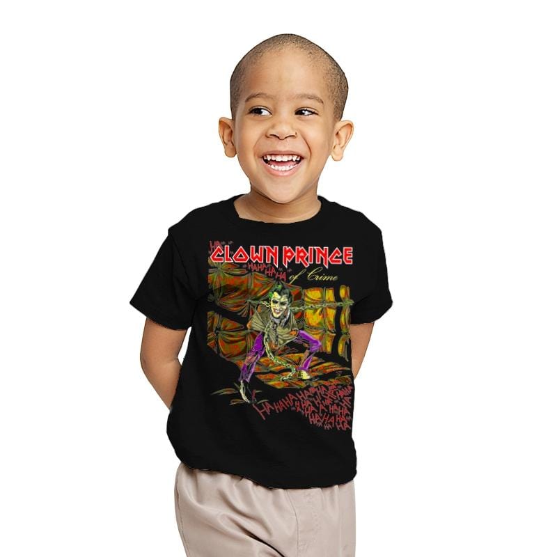 Clown Prince - Youth T-Shirts RIPT Apparel X-small / Black