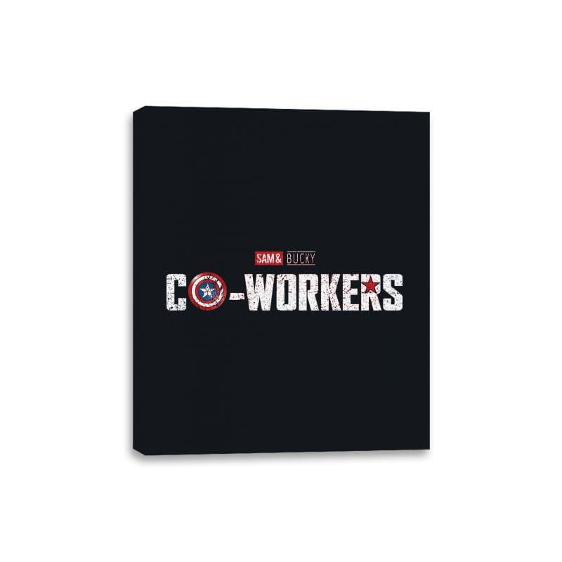 Co-Workers - Canvas Wraps Canvas Wraps RIPT Apparel 8x10 / Black