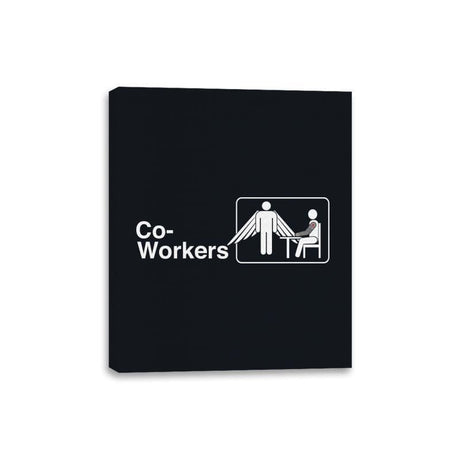 Co-Workers - Canvas Wraps Canvas Wraps RIPT Apparel 8x10 / Black