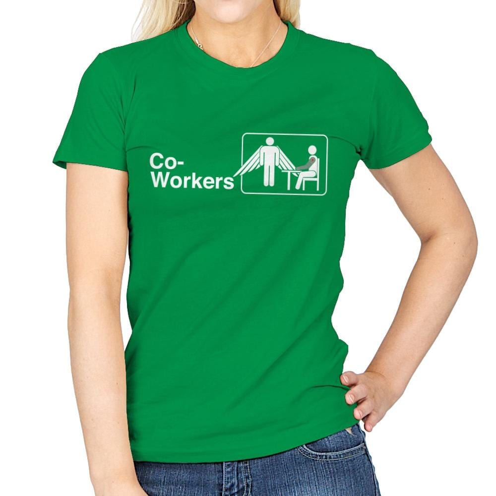Co-Workers - Womens T-Shirts RIPT Apparel Small / Irish Green