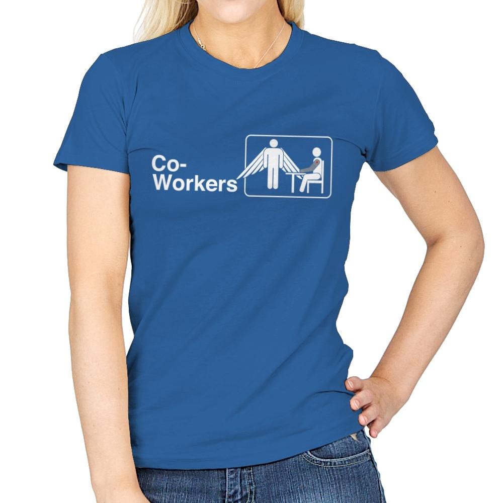 Co-Workers - Womens T-Shirts RIPT Apparel Small / Royal