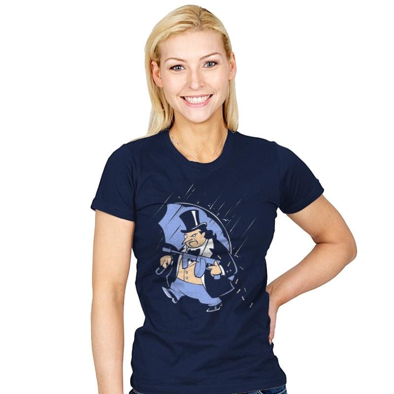 Cobblepot Salt - Womens T-Shirts RIPT Apparel Small / Navy