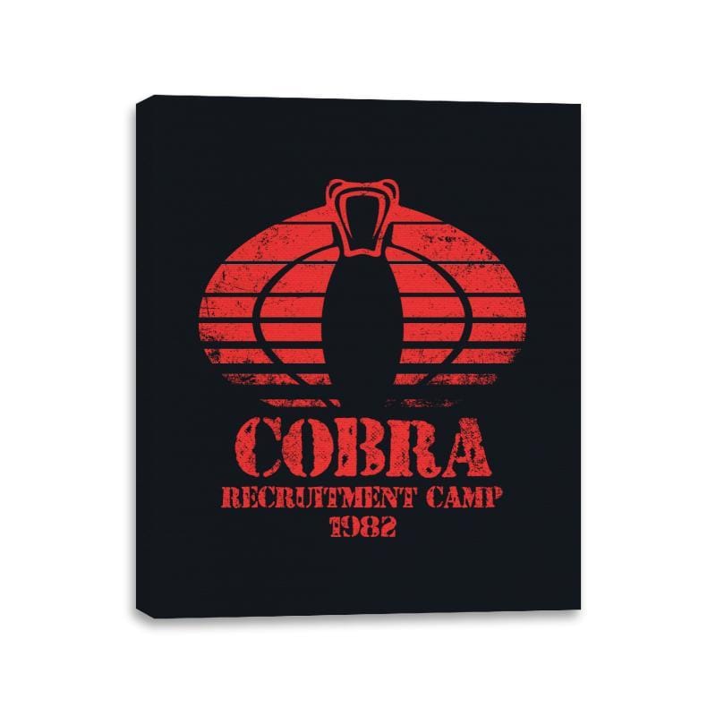 Cobra Camp - Canvas Wraps Canvas Wraps RIPT Apparel 11x14 / Black