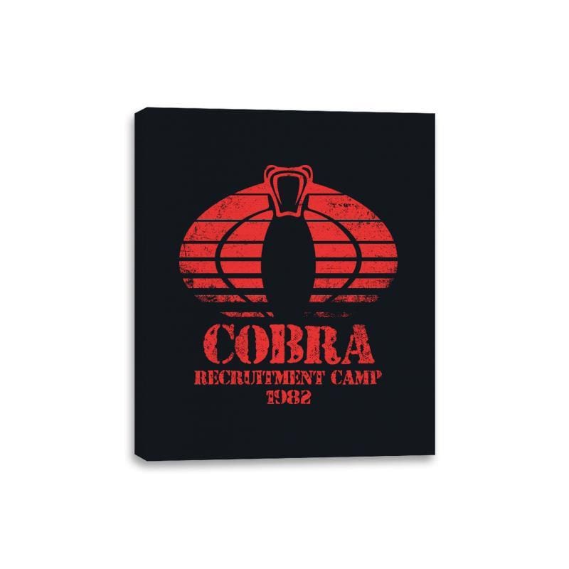 Cobra Camp - Canvas Wraps Canvas Wraps RIPT Apparel 8x10 / Black