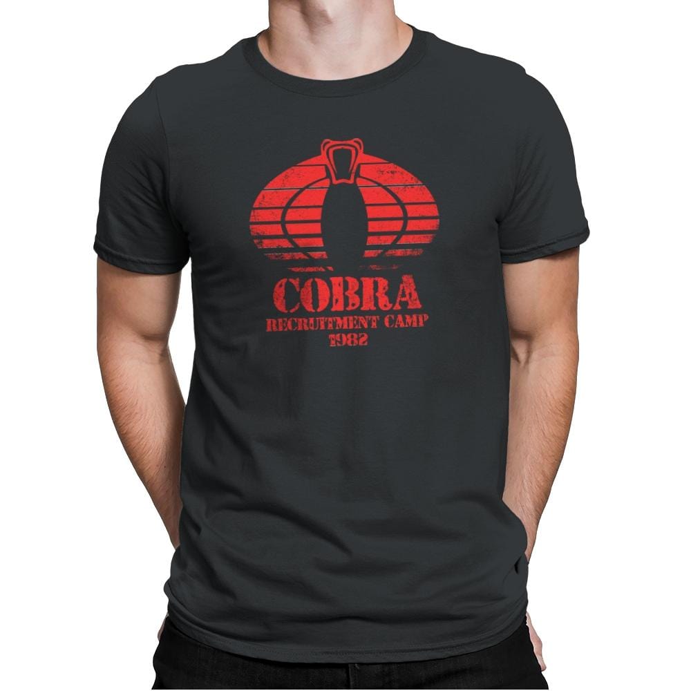 Cobra Camp - Mens Premium T-Shirts RIPT Apparel Small / Heavy Metal