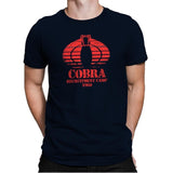 Cobra Camp - Mens Premium T-Shirts RIPT Apparel Small / Midnight Navy