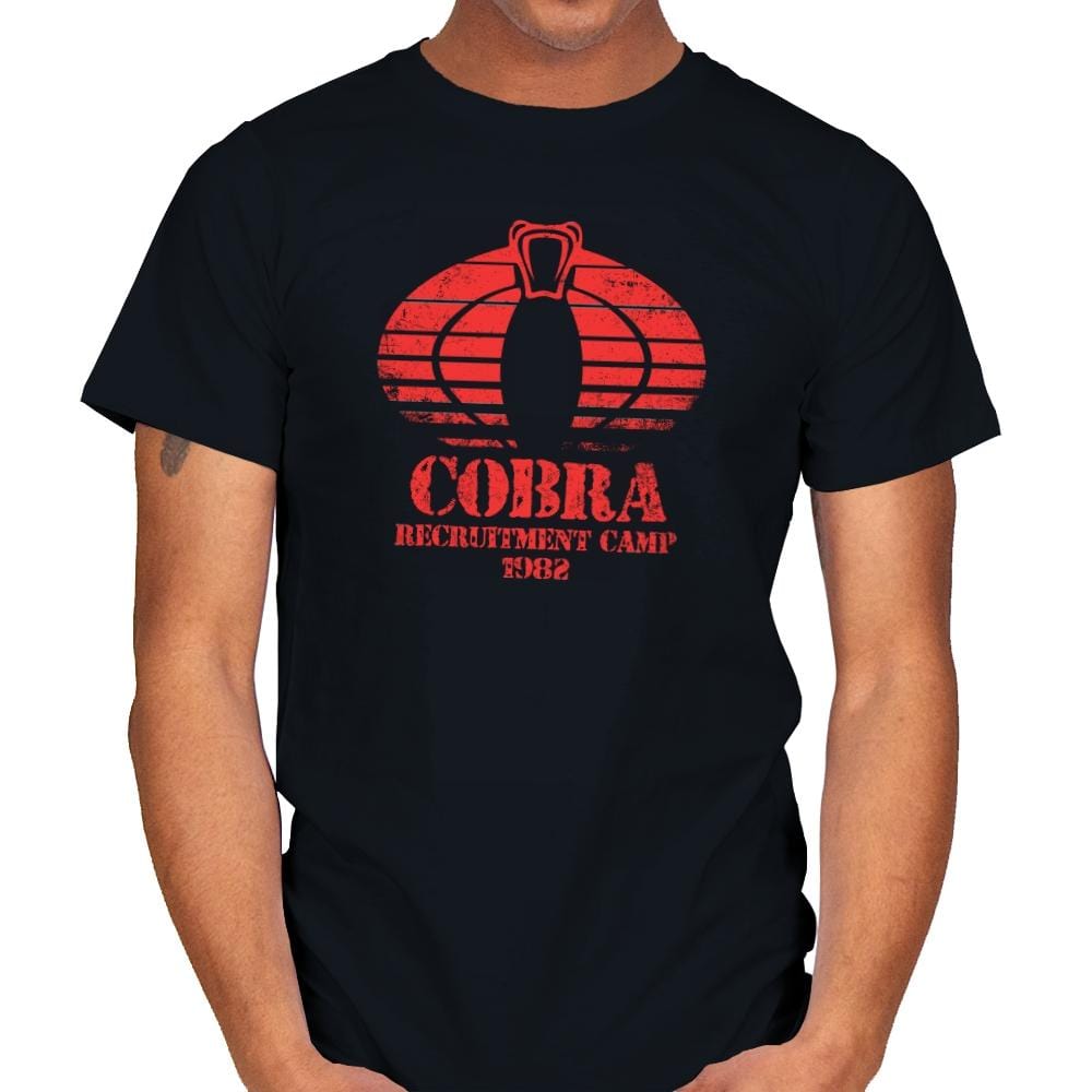 Cobra Camp - Mens T-Shirts RIPT Apparel Small / Black