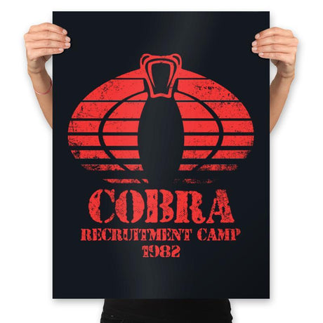 Cobra Camp - Prints Posters RIPT Apparel 18x24 / Black
