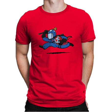 Cobra Chance - Mens Premium T-Shirts RIPT Apparel Small / Red
