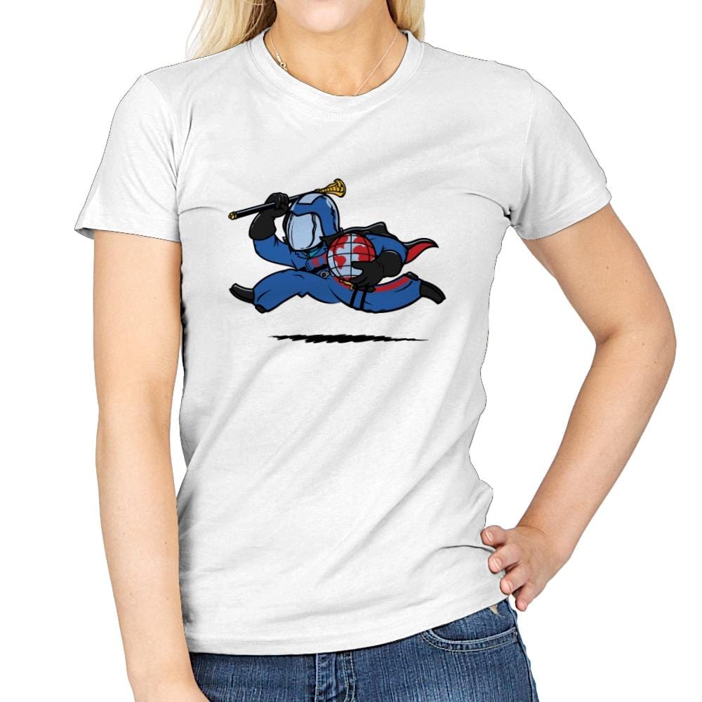 Cobra Chance - Womens T-Shirts RIPT Apparel Small / White