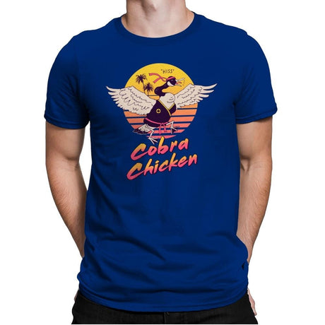 Cobra Chicken - Mens Premium T-Shirts RIPT Apparel Small / Royal