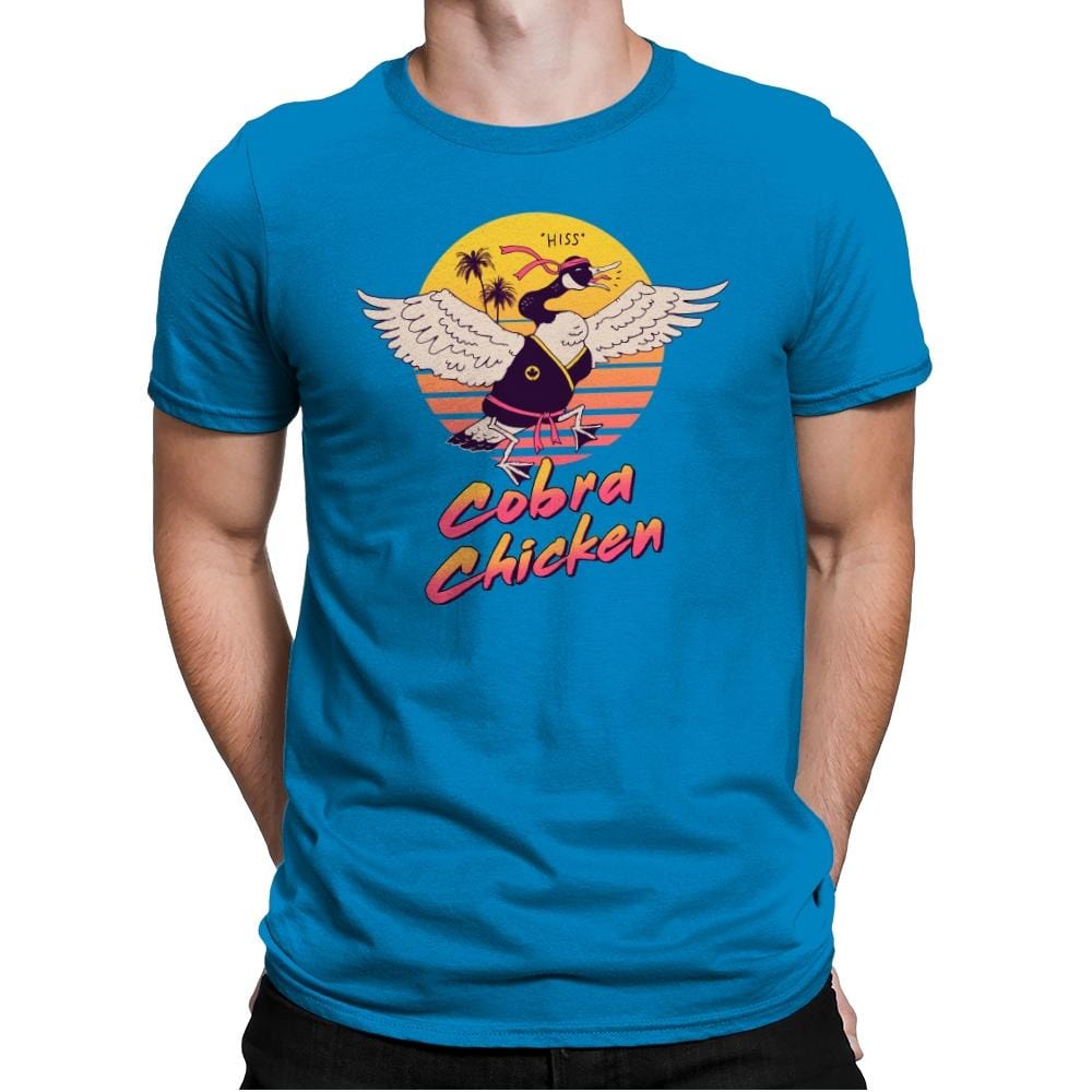Cobra Chicken - Mens Premium T-Shirts RIPT Apparel Small / Turqouise