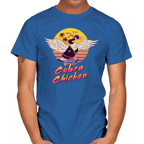 Cobra Chicken - Mens T-Shirts RIPT Apparel Small / Royal