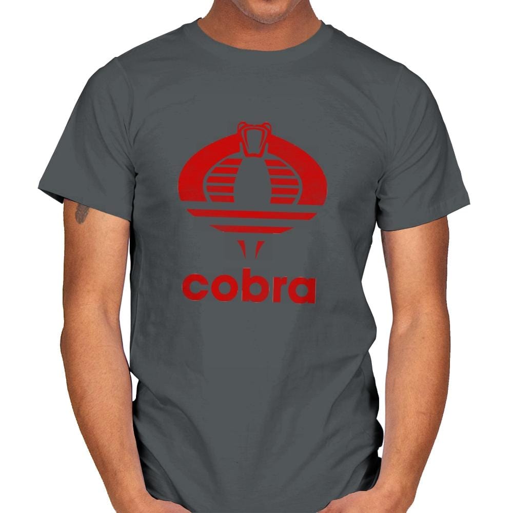 Cobra Classic - Best Seller - Mens T-Shirts RIPT Apparel Small / Charcoal