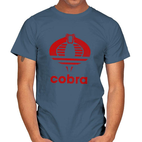 Cobra Classic - Best Seller - Mens T-Shirts RIPT Apparel Small / Indigo Blue