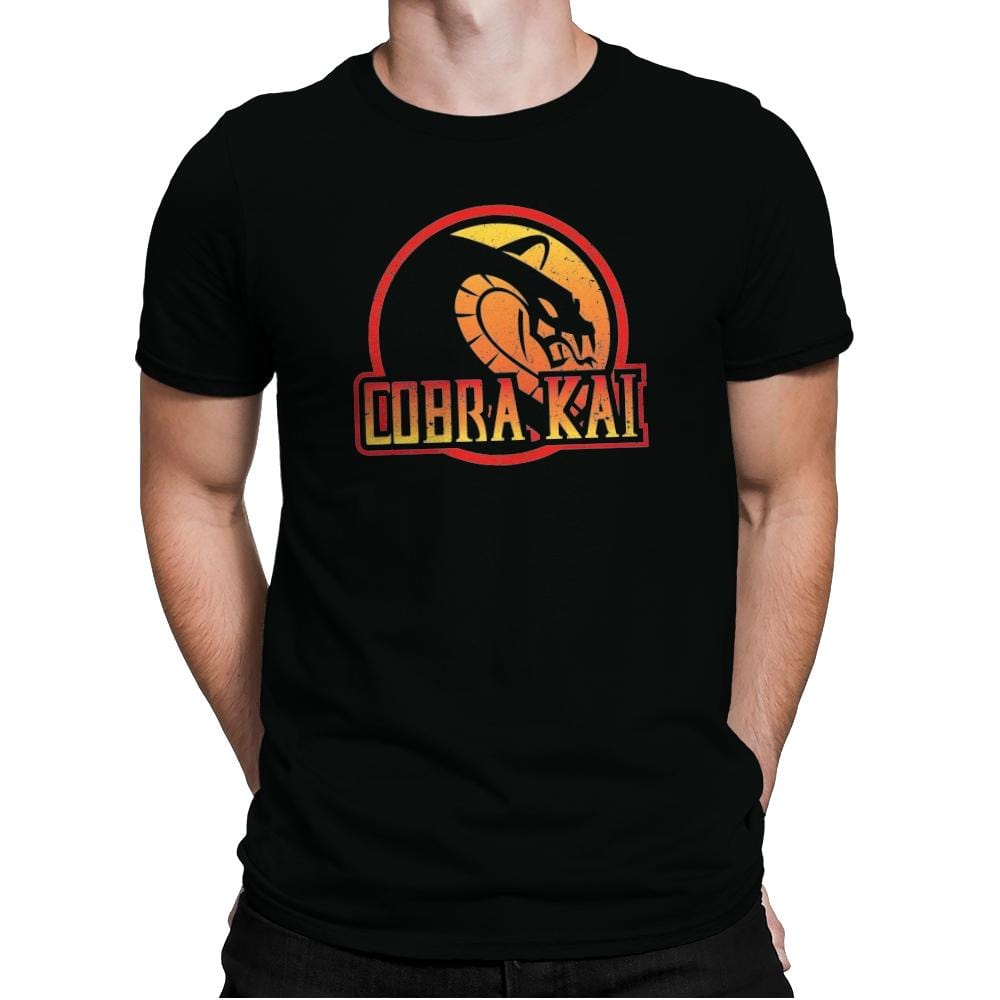 Cobra Kombat - Mens Premium T-Shirts RIPT Apparel Small / Black