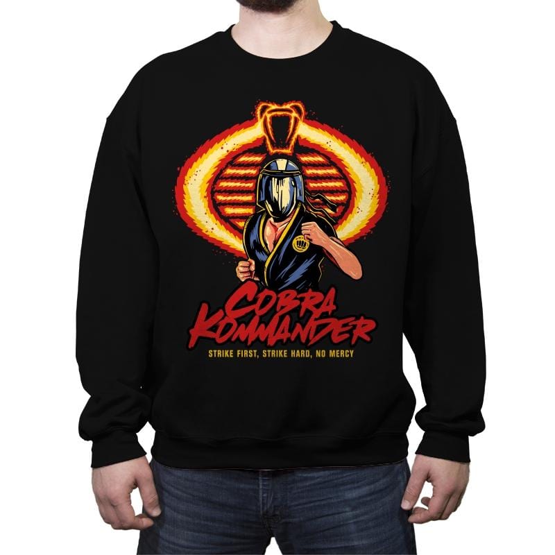 Cobra Kommander - Crew Neck Sweatshirt Crew Neck Sweatshirt RIPT Apparel Small / Black