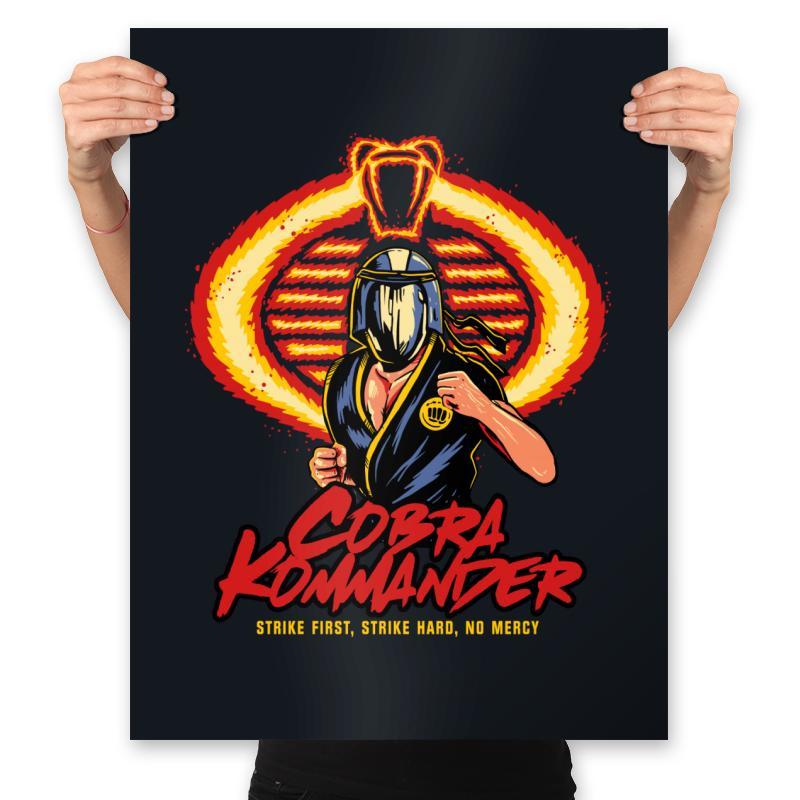 Cobra Kommander - Prints Posters RIPT Apparel 18x24 / Black