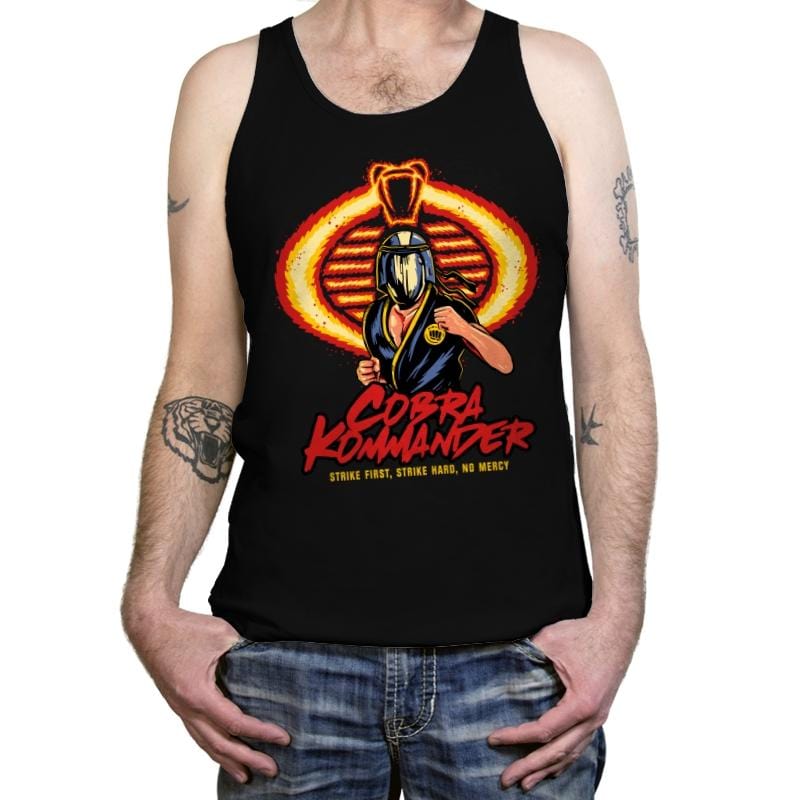 Cobra Kommander - Tanktop Tanktop RIPT Apparel X-Small / Black