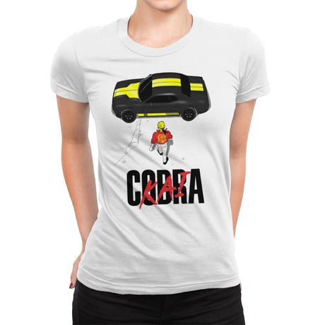 Cobrakira - Womens Premium T-Shirts RIPT Apparel Small / White