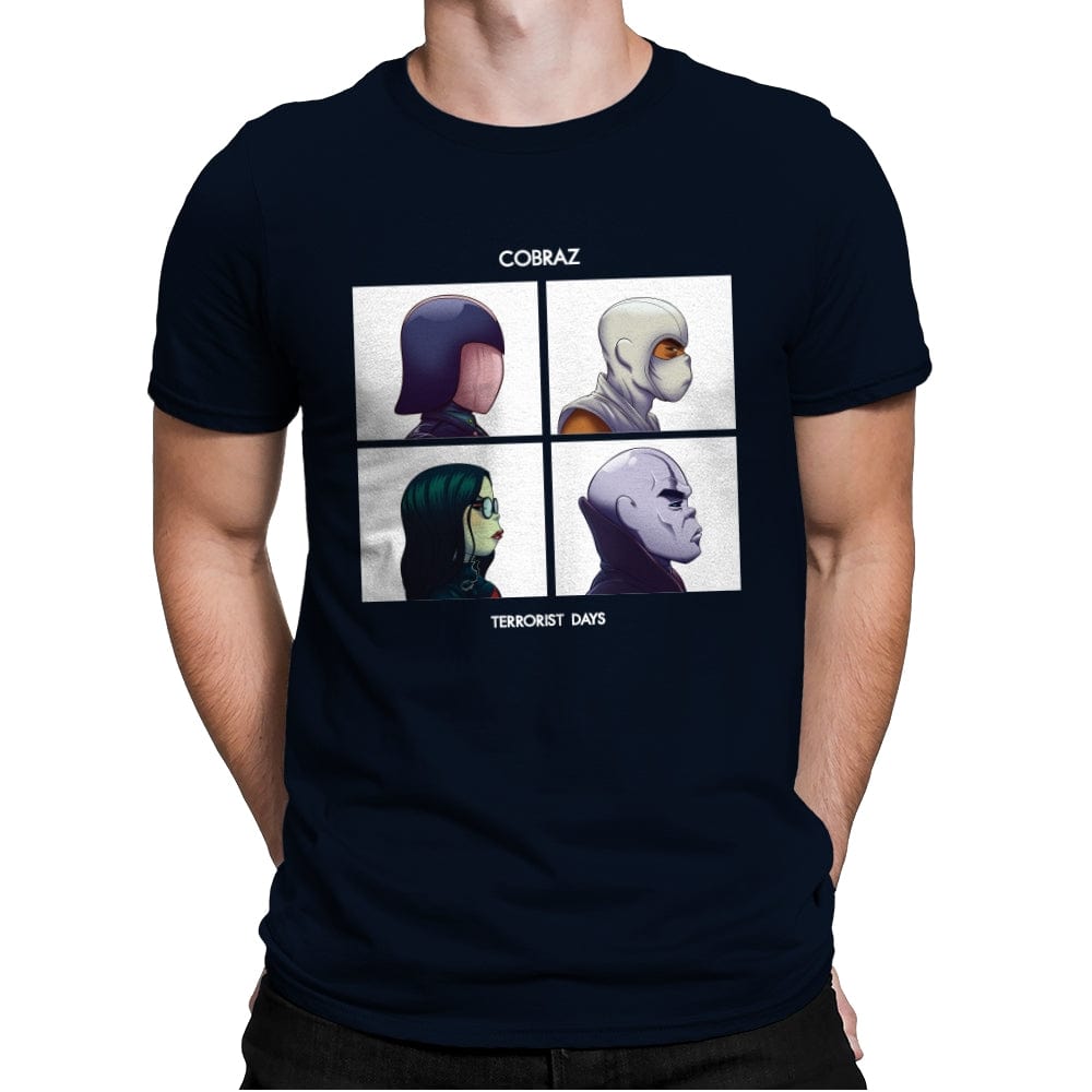 Cobraz Terrorist Days - Mens Premium T-Shirts RIPT Apparel Small / Midnight Navy