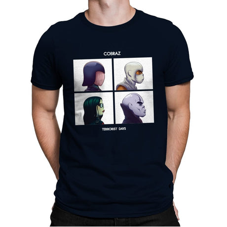 Cobraz Terrorist Days - Mens Premium T-Shirts RIPT Apparel Small / Midnight Navy