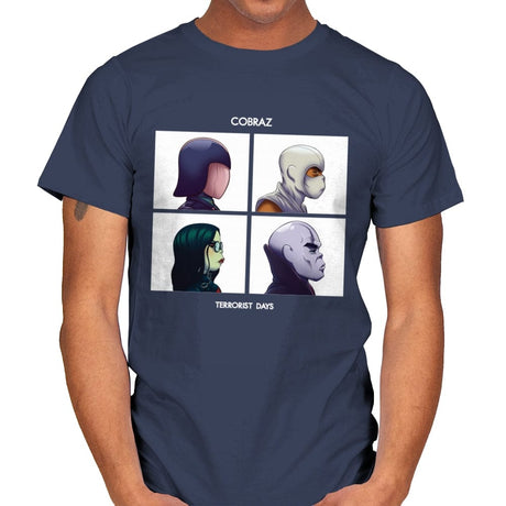Cobraz Terrorist Days - Mens T-Shirts RIPT Apparel Small / Navy