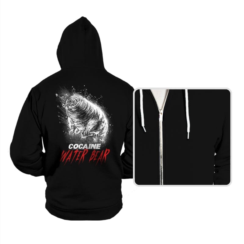 Cocaine Water Bear - Hoodies Hoodies RIPT Apparel Small / Black