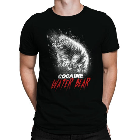 Cocaine Water Bear - Mens Premium T-Shirts RIPT Apparel Small / Black